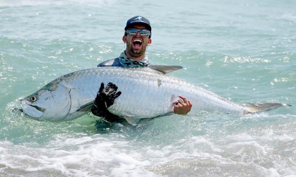 Big tarpon fish caught in Costa Rica