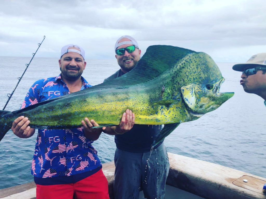 Dorado fish caught in Costa Rica